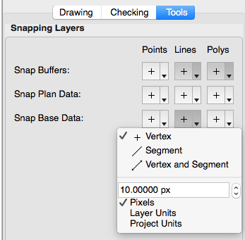 ARK Snapping Layer Panel